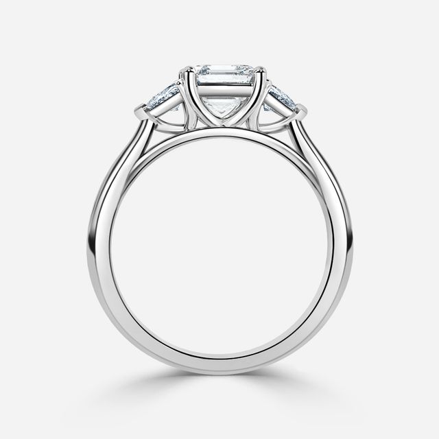 Manilla White Gold Trilogy Engagement Ring