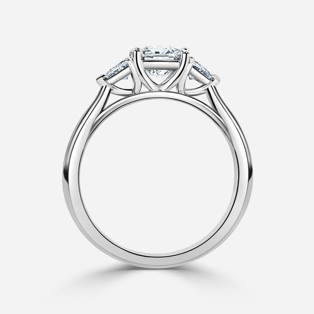 Manilla White Gold Trilogy Engagement Ring