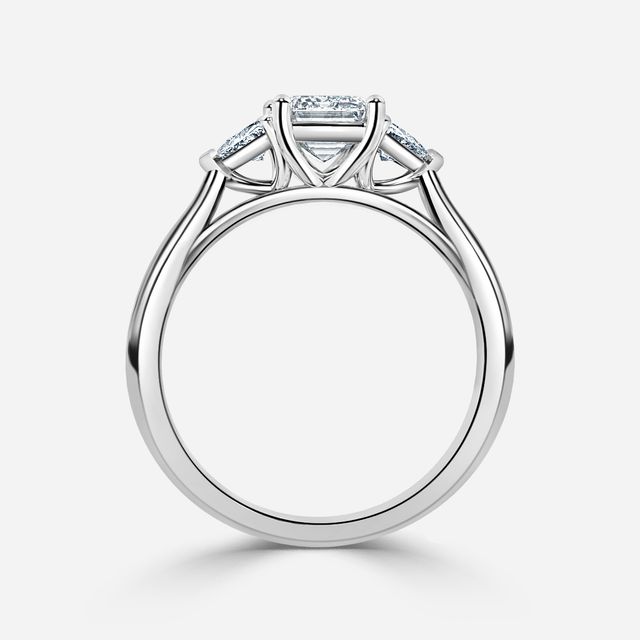 Manilla White Gold Trilogy Engagement Ring
