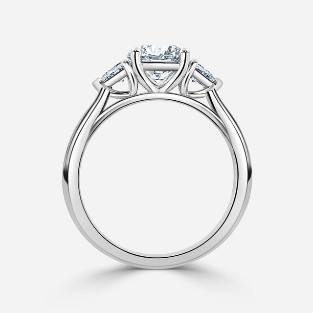 Manilla White Gold Trilogy Engagement Ring