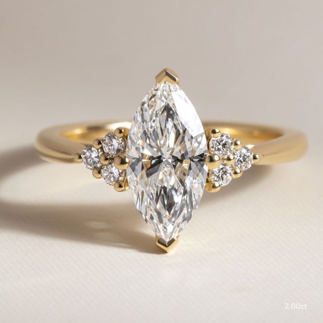 Isabella Yellow Gold Engagement Ring