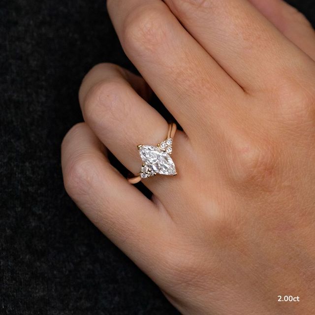 Isabella Yellow Gold Engagement Ring