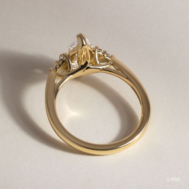 Isabella Yellow Gold Engagement Ring