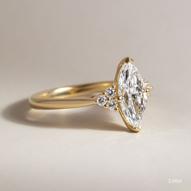 Isabella Yellow Gold Engagement Ring