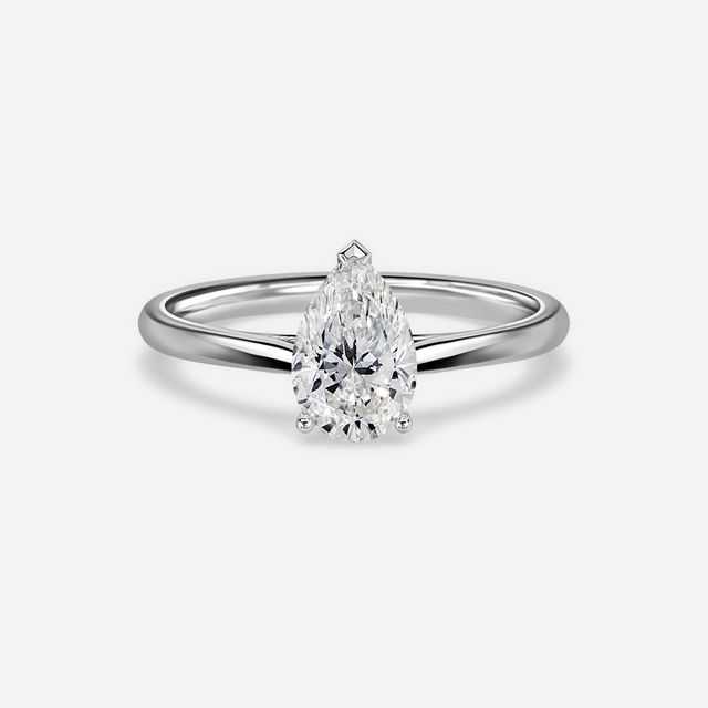 Odette White Gold Solitaire Engagement Ring