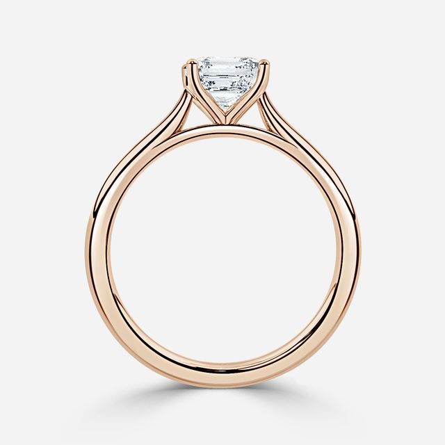 Odette Rose Gold Solitaire Engagement Ring