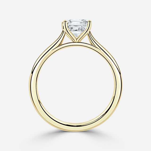 Odette Yellow Gold Solitaire Engagement Ring