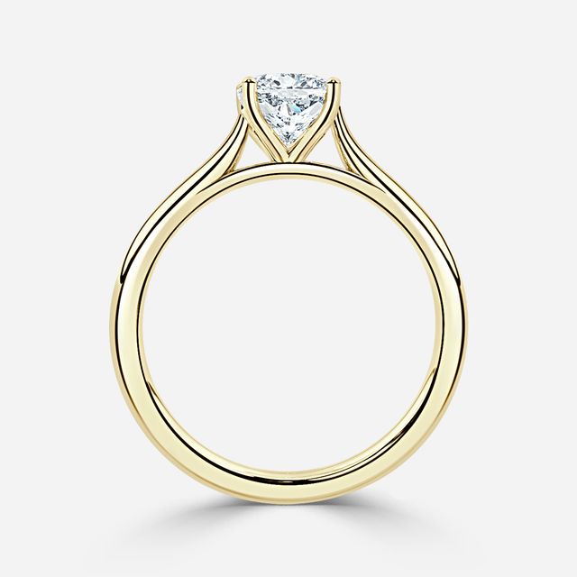 Odette Yellow Gold Solitaire Engagement Ring