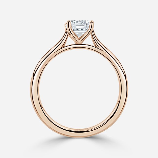 Odette Rose Gold Solitaire Engagement Ring