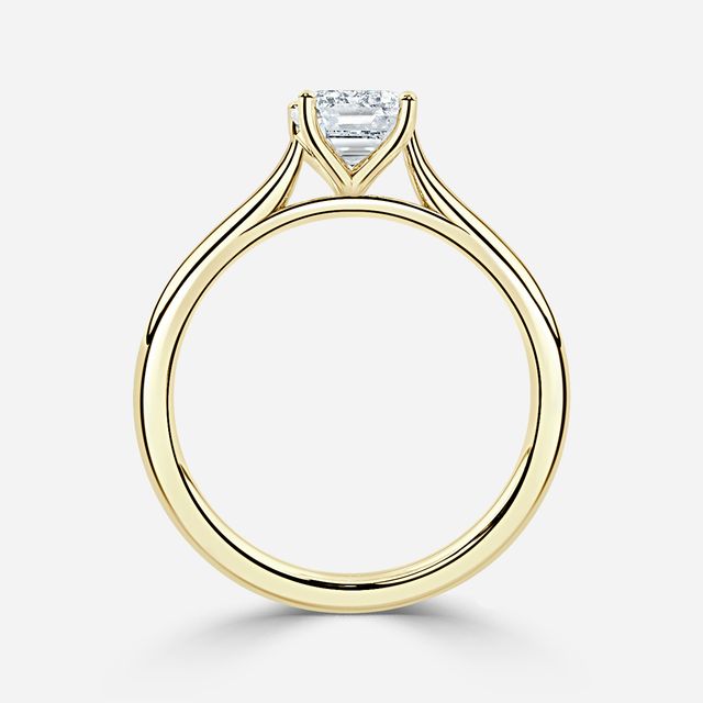 Odette Yellow Gold Solitaire Engagement Ring