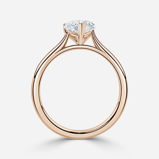 Odette Rose Gold Solitaire Engagement Ring