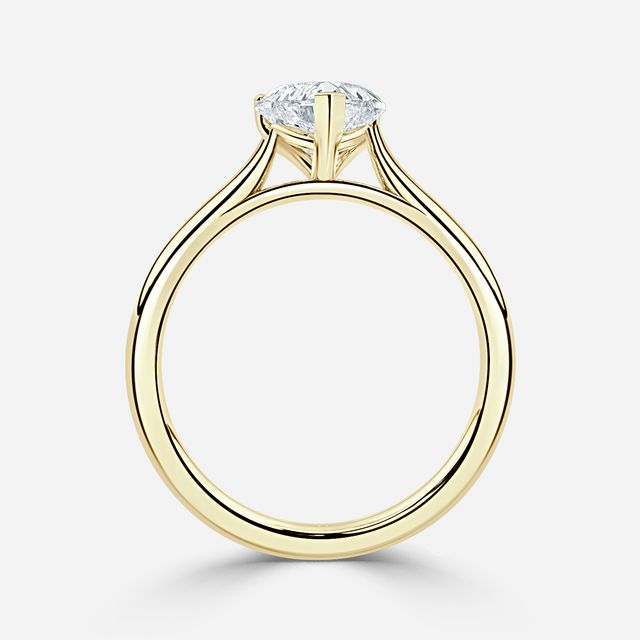 Odette Yellow Gold Solitaire Engagement Ring