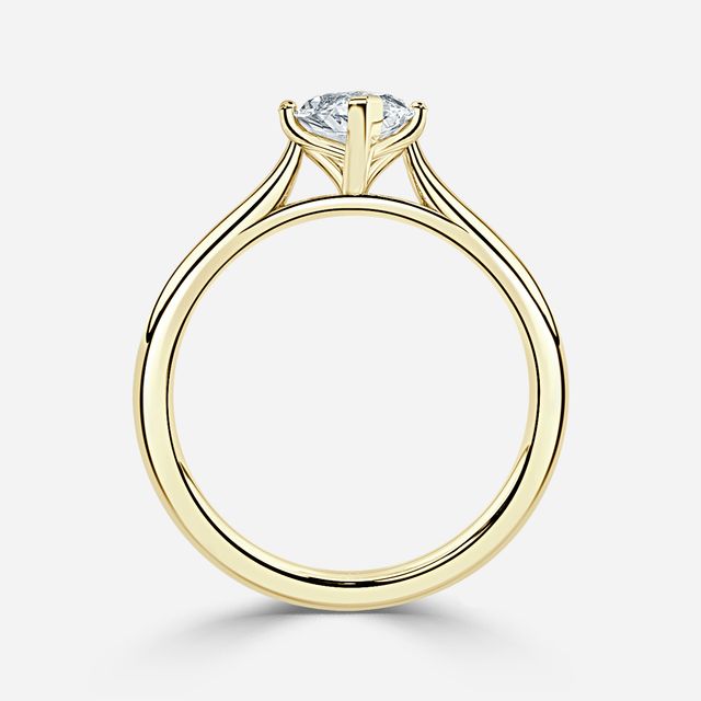 Odette Yellow Gold Solitaire Engagement Ring