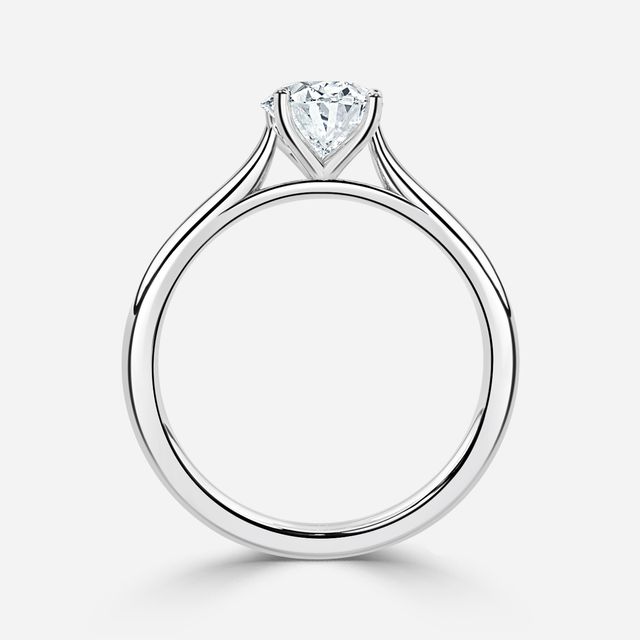 Odette Platinum Solitaire Engagement Ring