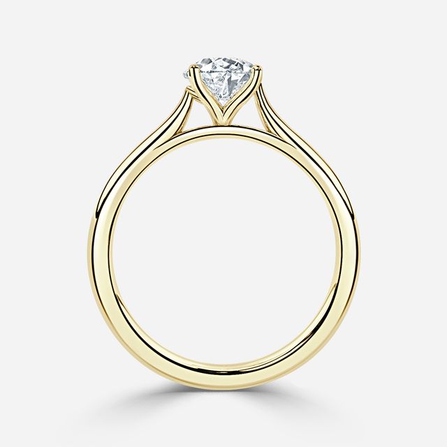 Odette Yellow Gold Solitaire Engagement Ring