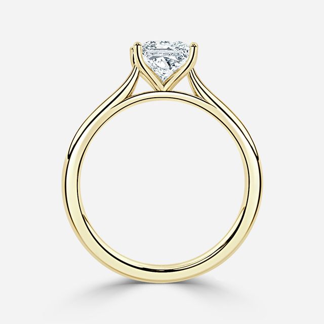Odette Yellow Gold Solitaire Engagement Ring