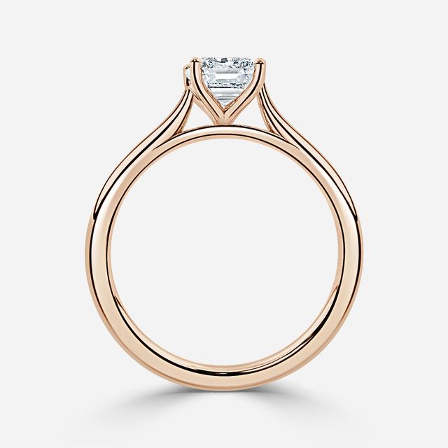 Odette Rose Gold Solitaire Engagement Ring