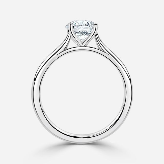 Odette White Gold Solitaire Engagement Ring