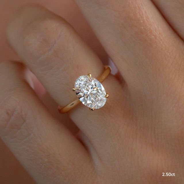 Odette Yellow Gold Solitaire Engagement Ring