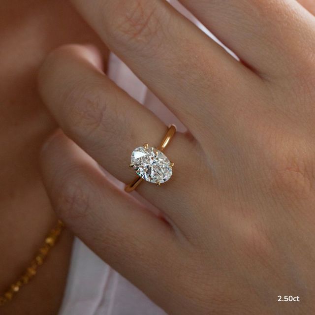 Odette Yellow Gold Solitaire Engagement Ring