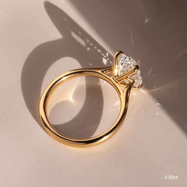 Odette Yellow Gold Solitaire Engagement Ring