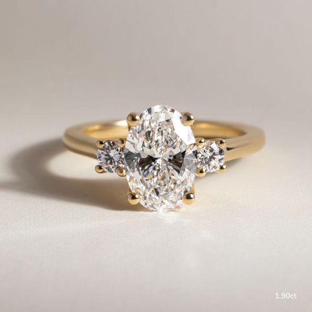 Rohini Yellow Gold Engagement Ring