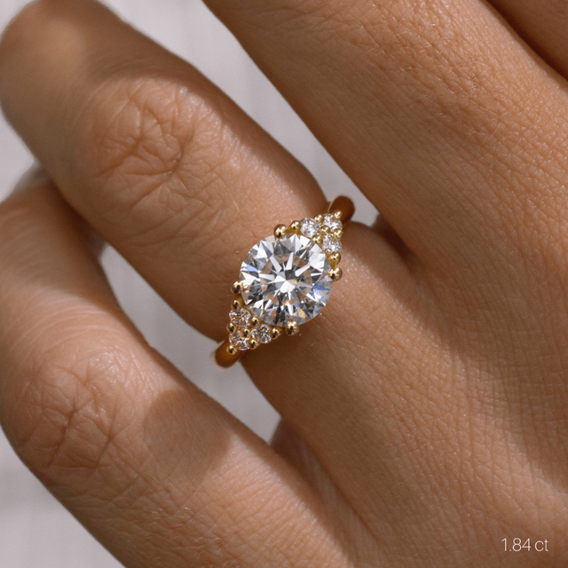 Isabella Yellow Gold Engagement Ring