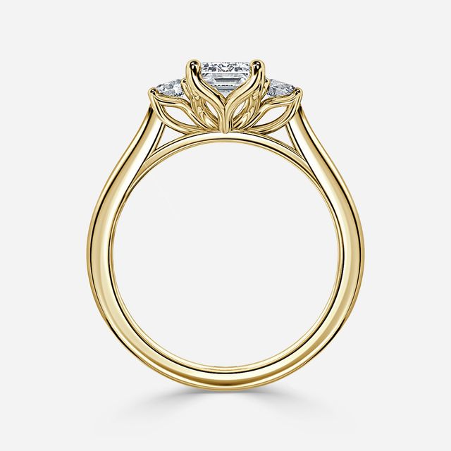 Rohini Yellow Gold Engagement Ring