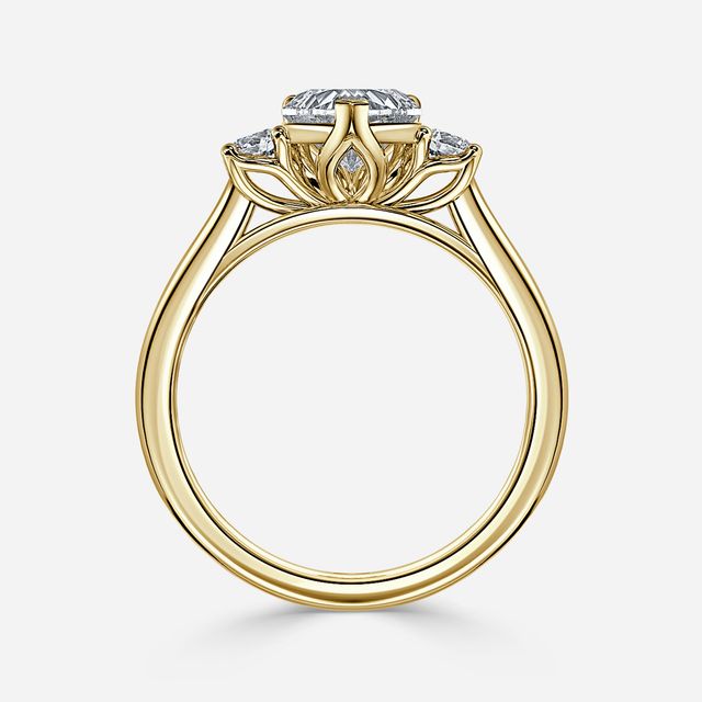 Rohini Yellow Gold Engagement Ring