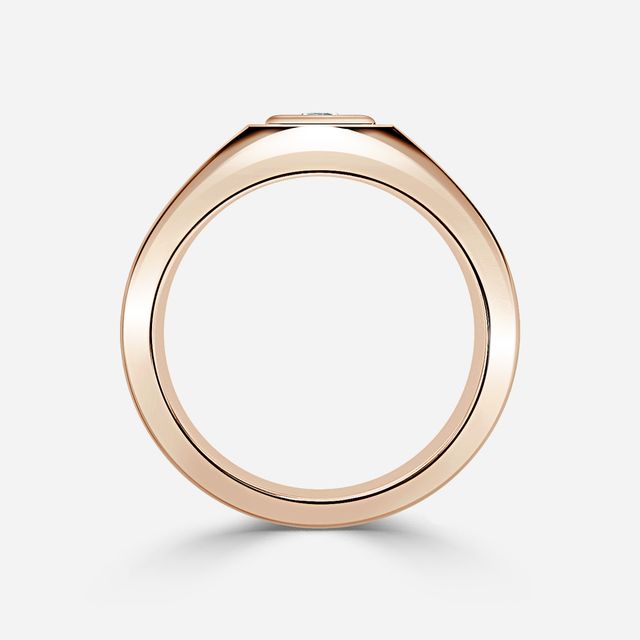 Huxley Rose Gold Men's Engagement Ring