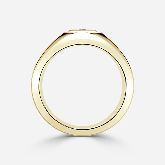 Huxley Yellow Gold Men's Engagement Ring
