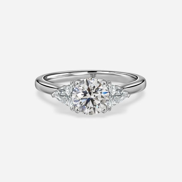 Ciara White Gold Trilogy Engagement Ring