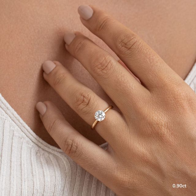 Odette Yellow Gold Solitaire Engagement Ring