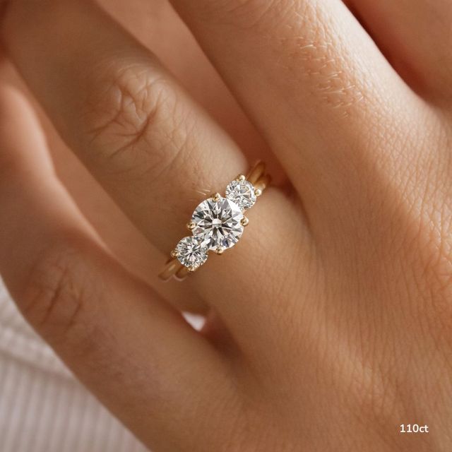 Rohini Yellow Gold Engagement Ring