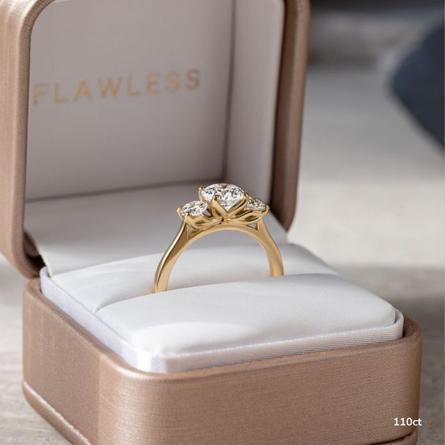 Rohini Yellow Gold Engagement Ring