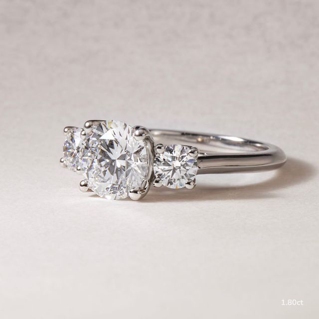 Rohini White Gold Engagement Ring