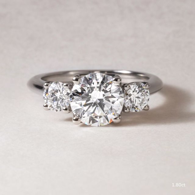 Rohini White Gold Engagement Ring