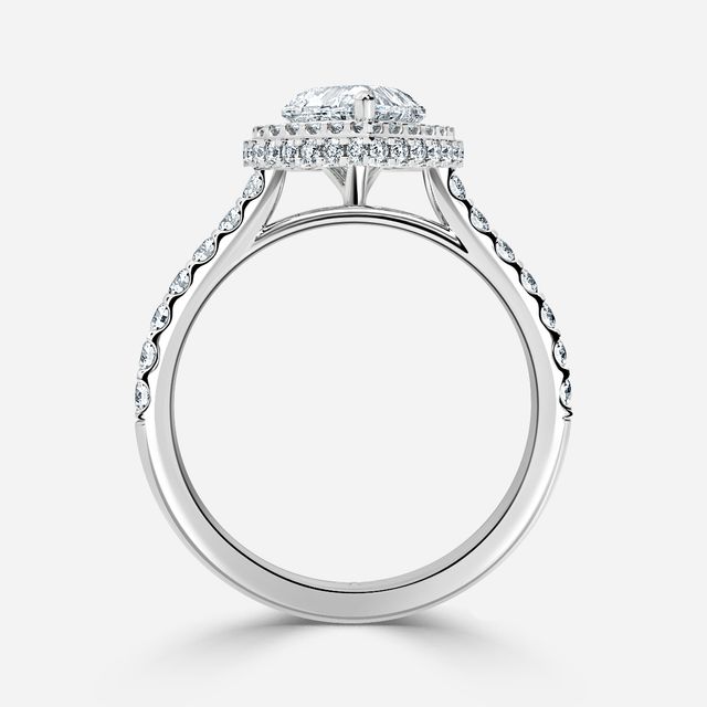 Aletheia White Gold Diamond Engagement Ring