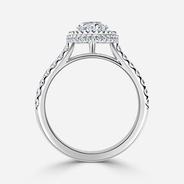 Aletheia White Gold Diamond Engagement Ring