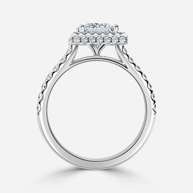 Aletheia White Gold Diamond Engagement Ring