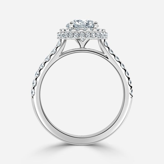 Aletheia White Gold Diamond Engagement Ring