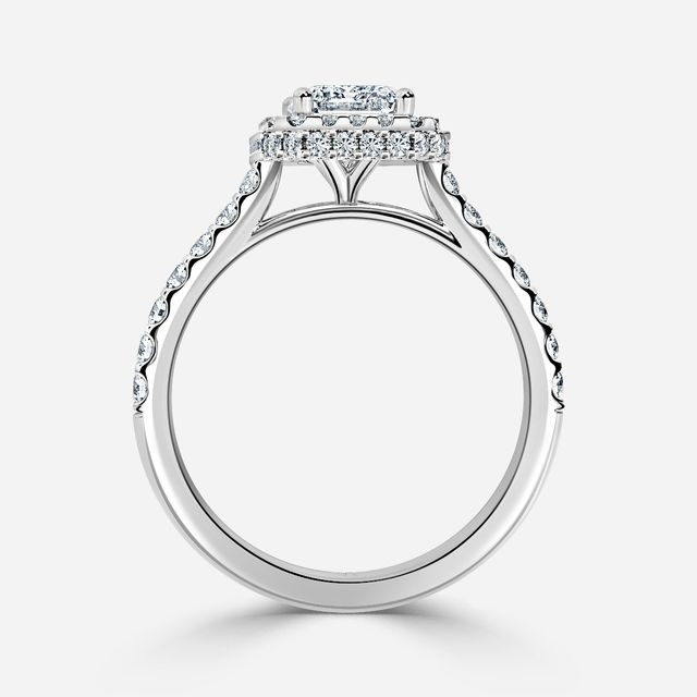 Aletheia Platinum Diamond Engagement Ring