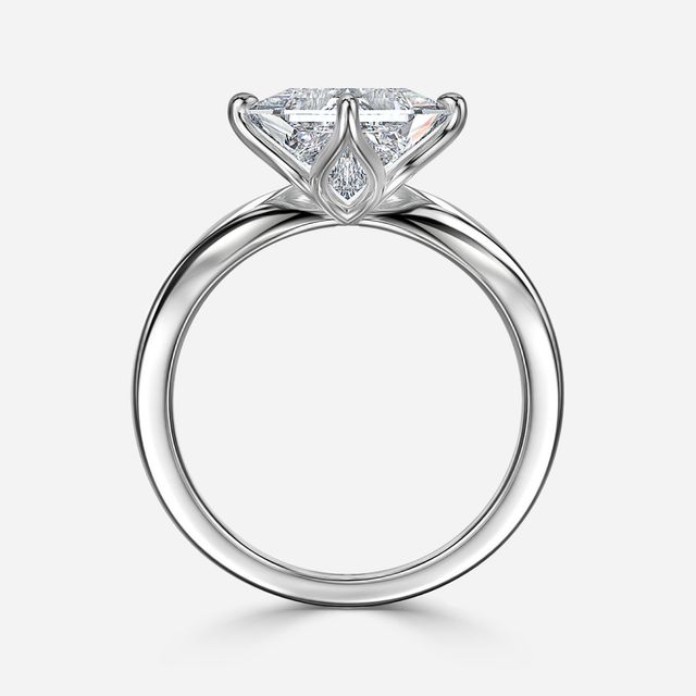 Vri White Gold Solitaire Engagement Ring