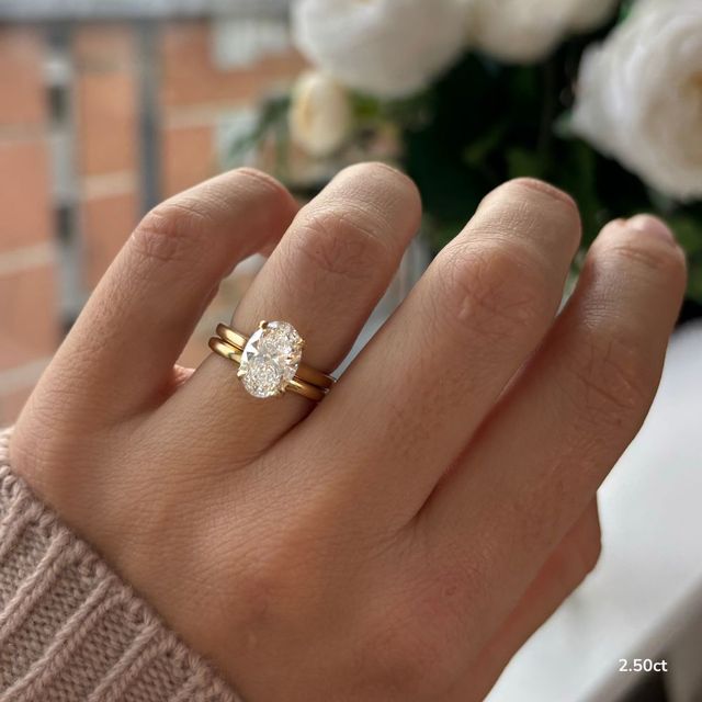 Yellow Gold Petite Solitaire Engagement Ring
