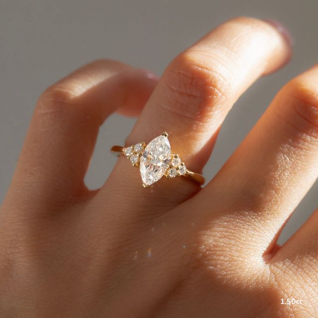 Isabella Yellow Gold Engagement Ring