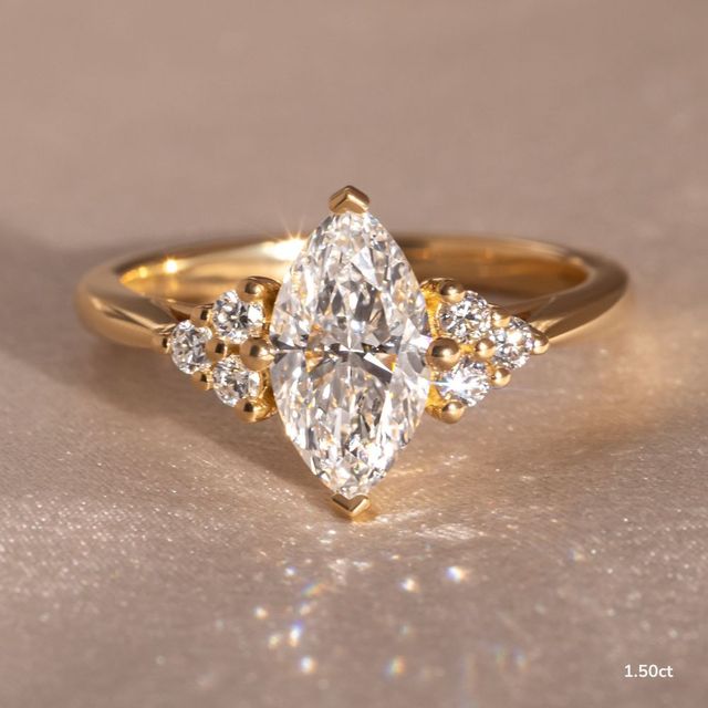 Isabella Yellow Gold Engagement Ring