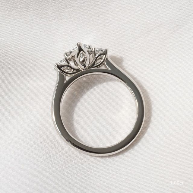 Rohini Platinum Engagement Ring