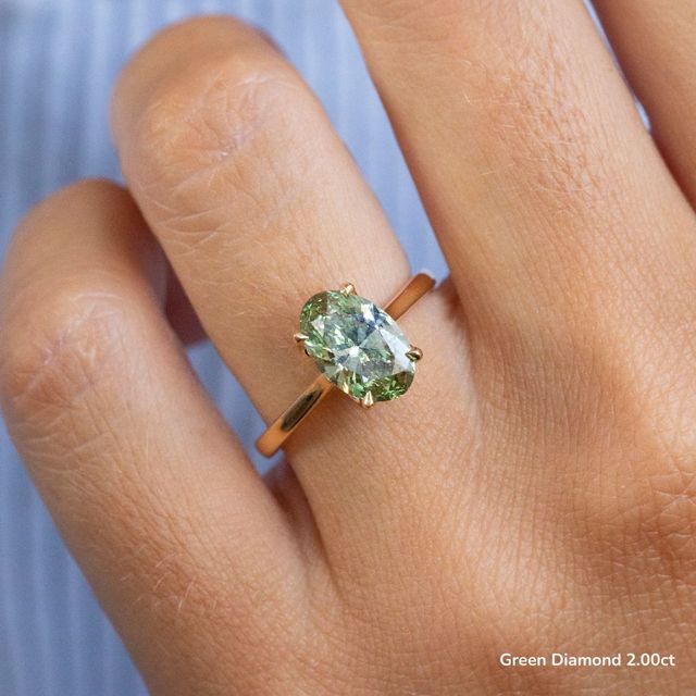 Yellow Gold Petite Solitaire Engagement Ring