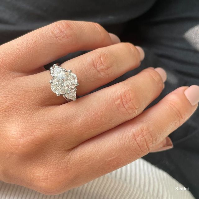 Ciara White Gold Trilogy Engagement Ring