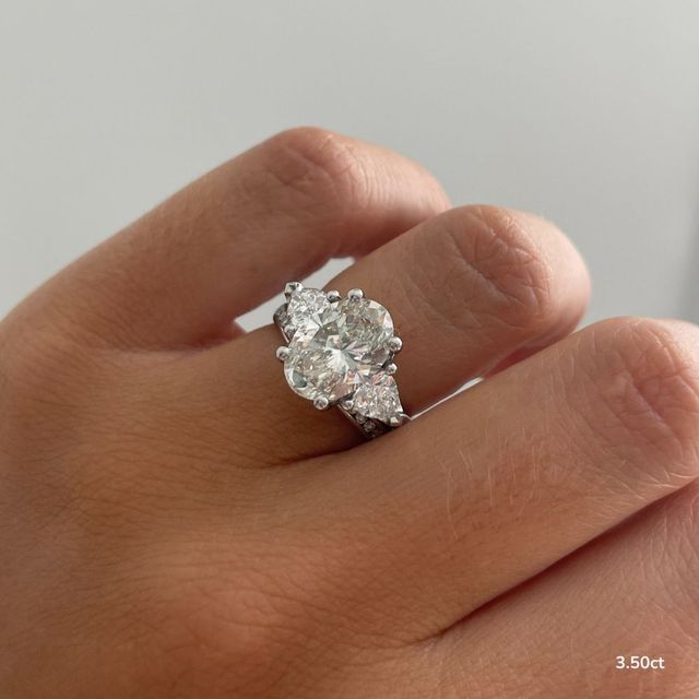 Ciara White Gold Trilogy Engagement Ring